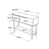 Consolle da ingresso Rebecca Mobili Hinoki 76x100x29,5 Anteprima dell’immagine prodotto 4