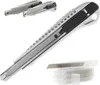 3 x Abbrechmesser 9 mm inkl. 100 Ersatzklingen Alu Profi Produktbild-Vorschau 1