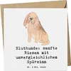 Mr. & Mrs. Panda Glückwunschkarte Bluthunde - Weiß - Produktbild-Vorschau 1