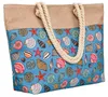 Dames strandtas, blauw, van stof, 50x36 cm Productafbeelding-voorbeeld 13