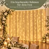 LED Lichtervorhang USB mit Fernbedienung – Lichterkette Produktbild-Vorschau 4