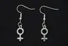 Weibliches Symbol Ohrringe Miniblings Hänger Frauenpower Produktbild-Vorschau 2