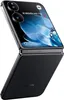 A black Xiaomi Mix Flip 5G smartphone is shown in a folded position, with its screen displaying a blue abstract image. Náhled obrázku produktu