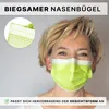 ARNOMED OP-Mundschutz Typ IIR, Apfelgrün, mit Gummibändern Produktbild-Vorschau 2