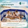 Lantigo Paravento da Spiaggia Ancore Blu 6m | Frangivento Anteprima dell’immagine prodotto 4