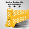 Barriera mobile in plastica Wiltec, pieghevole 60 x 32 x Anteprima dell’immagine prodotto 9