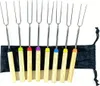 8er-Set Teleskop Marshmallow-Spieße aus Edelstahl – 81,3 cm Produktbild-Vorschau 2