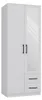 Topeshop ROMANA 80 BIEL L, Weiß, Garderobe, 5 Regale, 2 Produktbild-Vorschau 1