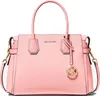 Michael Kors Handtasche Bag Mercer Belted MD Satchel Powder Produktbild-Vorschau 1