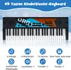 COSTWAY Kinder Klavier Keyboard, 49 Tasten tragbares Produktbild-Vorschau 4
