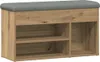 vidaXL Lavica na topánky Artisan dub 82x32x45,5 cm Materiál Náhľad obrázku produktu 1