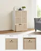 6er Set, Ordnungsboxen aus Vliesstoff mit Griff, Boxen Produktbild-Vorschau 2