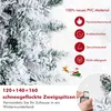 COSTWAY 3er Weihnachtsbaum Künstlich mit Schnee, Produktbild-Vorschau 2
