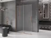 Mexen Velar Walk-In Duschwand 140x200cm, Roségold, 8mm Glas Produktbild-Vorschau 2
