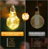 Salcar 5M LED Lichterkette Außen Solar & USB  10 Glühbirne Produktbild-Vorschau 3