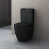 doporro Stand-WC mit Spülkasten komplett schwarz matt inkl. Produktbild-Vorschau 1