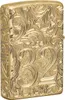 Zapalova? Zippo 1932 Tumbled Brass Armor Case s hlubokým Náhled obrázku produktu 3