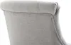 A close-up view of the textured fabric of a chair's backrest. Voir les images du produit