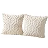 Kissenbezüge Plüsch Geometrisch – Creme Beige, 45x45 cm, Produktbild-Vorschau 2