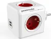 allocacoc PowerCube DUO USB ORIGINAL rot, Reise & 4x Produktbild-Vorschau 1