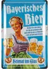 LANOLU Blechschilder retro Bier Bar Deko, Metallschilder Produktbild-Vorschau 1