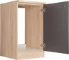 Spülenunterschrank Küchenschrank 50 cm Eiche Sägerau Grau Produktbild-Vorschau 5