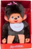 Monchhichi Plüschfigur Mädchen mit Latz pink/braun 80cm Produktbild-Vorschau 1