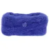 A ball of blue yarn on a white background. Produktbild-Vorschau