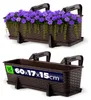 KADAX Pot de balcon avec soucoupe "Frette", balconnière Voir les images du produit 1