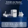 VOOMY Reiseadapter Weltweit 4-in-1 – Modularer Weltstecker Produktbild-Vorschau 5