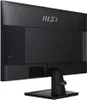 The back of a black computer monitor on a black background. Produktbild-Vorschau