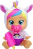 A baby doll wearing a unicorn costume and holding a pink popsicle. Anteprima dell’immagine prodotto