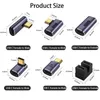 USB4 USB-C 4k OTG adattatore presa angolo 90° per monitor Anteprima dell’immagine prodotto 7