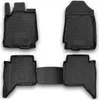 2012-2022 Ford Ranger DoubleCab tappetini in gomma nera Anteprima dell’immagine prodotto 14