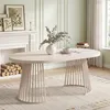 Uitschuifbare eettafel 100/138/176 × 100 cm, met een Productafbeelding-voorbeeld 2