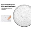 A close-up of a shower head with text highlighting its features. Produktbild-Vorschau