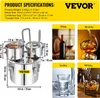 Destilátor 3 Gal vodní destilátor dávkovač vody z nerezové Náhled obrázku produktu 7