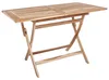 vidaXL Klappbarer Gartentisch Natur 120 x 70 x 75,5 cm Produktbild-Vorschau 1