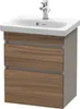 Waschtischunterbau DURASTYLE COMPACT 610x500x368mm nussbaum Produktbild-Vorschau 3
