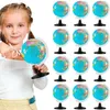 12-teiliges Lernglobus-Set für Kinder, 8,6 cm Mini-Globus Produktbild-Vorschau 1