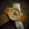 Holzwerk MY BEE Damen & Herren Holz Uhr mit Leder Armband & Produktbild-Vorschau 2
