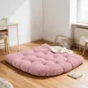 Bodenkissen 100 × 100 cm aus Flanell, weich, Fanform, Rosa Produktbild-Vorschau 1