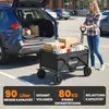 Bollerwagen Faltbarer Handwagen Gartenwagen Transportwagen Produktbild-Vorschau 4