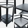 sweeek - Outdoor-Küchenregal aus Stahl 2 Ablagen B 48,5 cm Produktbild-Vorschau 4