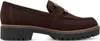 A side view of a brown suede loafer with a lug sole. Produktbild-Vorschau