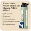 Asbirg | Glas Protein Shaker 700ml – BPA-frei, Produktbild-Vorschau 2