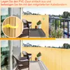 Jopassy PVC Sichtschutzmatte Sichtschutzzaun Sichtschutz Produktbild-Vorschau 5
