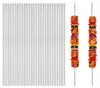 100 Stück Edelstahl Grillspieße 33 cm – Schaschlikspieße Produktbild-Vorschau 1