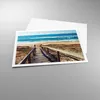 Poster - Poster ohne Rahmen - Meer Strand Eintritt - 100x70 Produktbild-Vorschau 3