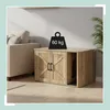 Relaxdays Armadietto per lettiera, con ingresso e tappetino Anteprima dell’immagine prodotto 5